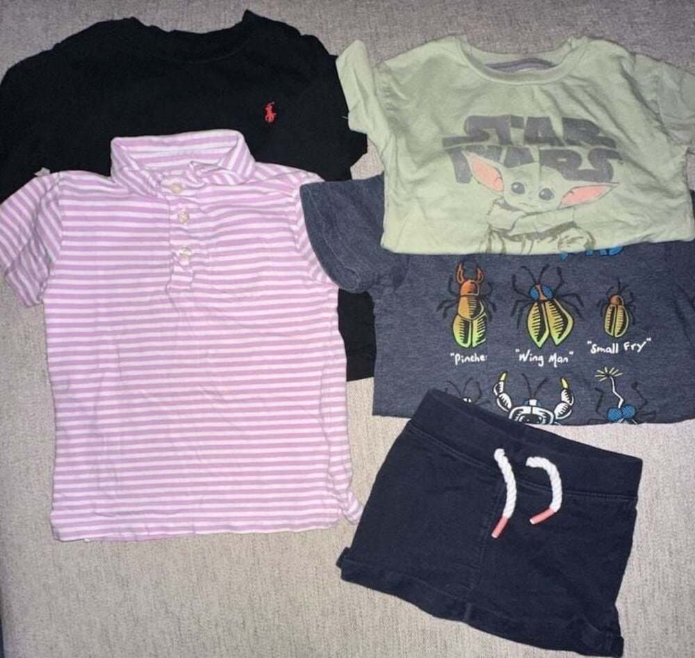 2-3Y - 5PC Boys Toddler Bundle: Ralph Lauren, Crewcuts, Star Wars ++